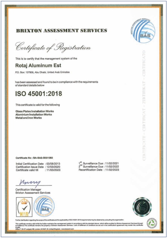 ISO CERTIFICATE