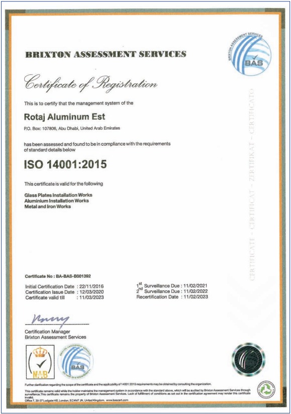 ISO CERTIFICATE